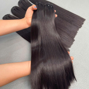Extensiones de Cabello Humano Liso Natural Vietnamita 2026 de Alta Calidad, Sin Procesar, Sin Enredos, Doble Trama - Product Image 2