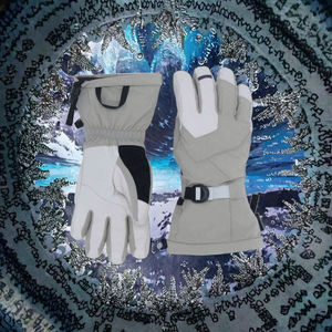 Winter Unisex Stay Warm Touchscreen Waterproof Windproof Non Slip Full Finger Insulated Polyester Adjustable <b>Wrist</b> Ski Gloves - Product Image 6