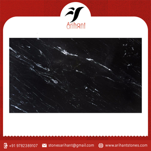 High Quality Marine Black <b>Marble</b> Slabs for Custom Furniture, Countertops, and Interior Decoration - Product Image 6