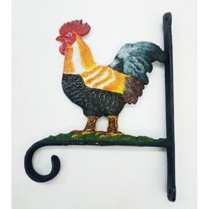 Colorful Cast Iron <b>Wall</b> <b>Mount</b> Hen Vintage Garden Hook Easy Installation Decorative Hooks For <b>Hose</b> Cheap Price - Product Image 1