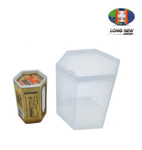 Caja Organizadora de Herramientas de Plástico PP/ABS/PC Hexagonal LONGNEW para Tornillos, Tuercas y Pernos - Product Image 1