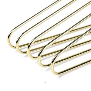 <b>Gold</b> Metal <b>Clothes</b> Hangers Set of 10 Heavy Duty Wire Coat Hangers for Shirts Jackets Dresses Closet Organizer - Product Image 5