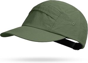 Unisex Green 6-Panel Baseball Cap Adjustable Solid Color Breathable Waterproof Outdoor Casual <b>Hat</b> Spring <b>Summer</b> - Product Image 5