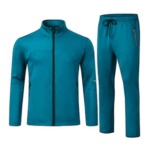 ชุดวอร์มผู้ชายสำหรับฤดูหนาว ผ้าโพลีเอสเตอร์/คอตตอน ระบายอากาศได้ดี เป็นมิตรกับสิ่งแวดล้อม แขนยาว คอตั้ง มีเชือกผูกเอว ปรับได้ตามต้องการ - Product Image 5