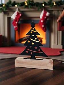 Handmade Wooden <b>Christmas</b> Tabletop Decor | Rustic Holiday Home Decoration | OEM & Wholesale - Product Image 2