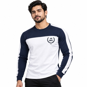 Camiseta elegante de manga larga para hombre, diseñada con tela cómoda y costuras duraderas que ofrecen un aspecto limpio y un acabado suave. - Product Image 1