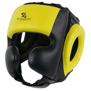 Protège-tête de boxe personnalisé imprimé, léger, en cuir, réglable et respirant pour les séances d'entraînement MMA 2026 - Product Image 1