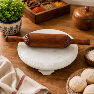 Tabla de Amasar Chakla Belan de Falah International, Rodillo de Madera, Utensilios de Cocina, Accesorios para Hornear, Logotipo Personalizado, Uso con Chakla Belan - Product Image 1