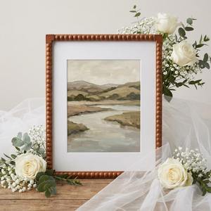 Antique Creations - Marco de Espejo Personalizable Ecológico de Madera Natural, Diseño de Estilo Antiguo, Modelo Ac 004085, Hecho en Uttar Pradesh - Product Image 1