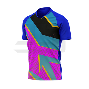 Custom Soccer Match Jersey 100% Polyester Heat-Transfer Printed Football Shirt Lightweight Breathable Quick Dry Athletic - Product Image 2