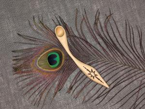 Cuillère à thé en bois artisanale, sans danger pour les aliments, en bois naturel, cuillère à café, à thé, à sucre, accessoire de cuisine pour la maison - Product Image 6