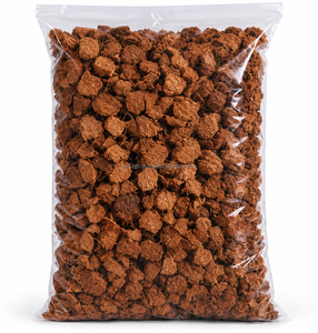Eco2go Vietnam Copeaux de Coque de Noix de Coco Bio (Biodégradables) pour Orchidées, Fleurs, Légumes et Autres Plantes de Jardinage - Product Image 1