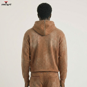 2026 New Style Streetwear Custom Logo Unisex Thermal Winter 100% Cotton Embroidered Rhinestone Hoodies - Product Image 2