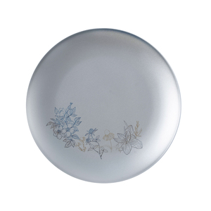Plato Redondo Bajo de Titanio Puro Edición Floral - Product Image 2