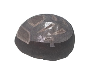 THB 2026 100% Human Hair <b>Wig</b> Toupee for <b>Men</b> Indian Remy Virgin Hair Yaki Loose Wave Body Wave Patch Prothese Capilar Taz Hair - Product Image 1