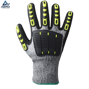 Gants de sécurité résistants aux chocs, avec protection des jointures en TPR et grip antidérapant, résistants aux coupures, pour travaux industriels - Product Image 3