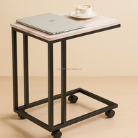 Table centrale moderne en métal avec table d'appoint multifonction au design minimaliste pour le salon ou la chambre à coucher de l'usine du Viet Nam