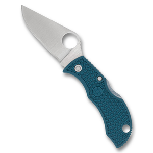 Cuchillos Plegables Modernos de Acero Inoxidable con Mango Ergonómico Azul, Hoja Afilada de Precisión, Orificio Redondo para el Pulgar y Bolsillo para Cuerda - Product Image 3