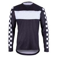 Jersey de Motocross Personalizado con Logotipo Impreso, Transpirable, Anti-UV, de Secado Rápido, Talla Grande, para Hombre, Impresión por Sublimación Completa