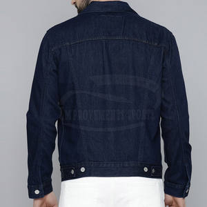 Dernier style en stock hommes veste en jean vente en gros hommes veste en jean meilleure vente hommes veste en jean - Product Image 2