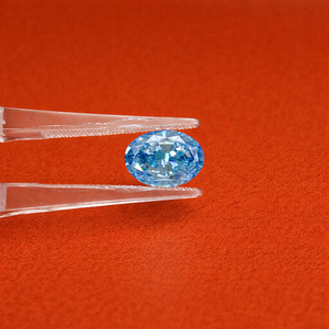 Diamante Cultivado en Laboratorio de Corte Ovalado Azul Fantasía de 2 Quilates con Certificación IGI, VS1-VS2, Suelto para Joyería Personalizada al por Mayor - Product Image 1