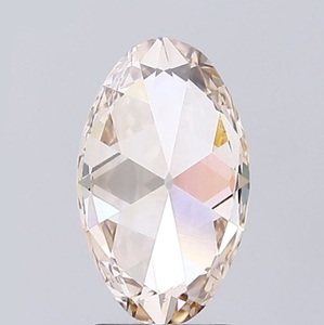 Diamante CVD de 2.00CT, corte Moval, color marrón elegante, certificado por IGI, cultivado en laboratorio, pulido a mano en India, para la fabricación de joyas y anillos. - Product Image 4