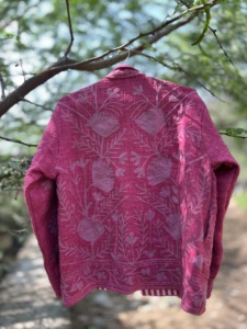Atractiva Chaqueta Larga Suzani Bordada a Mano para Mujer, Estilo Bohemio, Gitano, Crewel, para Primavera, Festivales, Regalo Especial - Product Image 6
