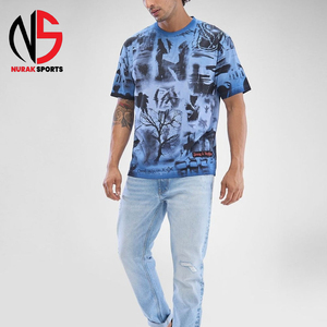 T-shirt Homme de Luxe Personnalisé en Coton Lourd 100% de Haute Qualité, Coupe Oversize, Col Rond, Grammage Épais, Style Boxy, Vierge, chez Nurak 2026 - Product Image 4