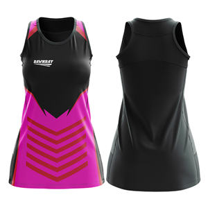 Proveedor de Uniformes Personalizados para Equipos de Netball |   Uniforme de Netball Sublimado con Logotipo, Nombre y Número del Equipo |   Poliéster Transpirable - Product Image 4