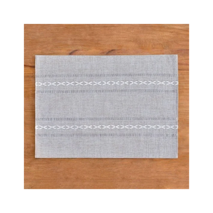 Mantel Azul para Mesa de Comedor con Manteles Individuales a Rayas a Juego, Juego de Mantelería Tejida para Cocina, Hogar, Restaurante, Hotel, Eventos - Product Image 4
