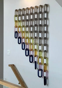 <b>Resin</b> Link Chain Home Decoration Hanging Wall Art Deco Bedroom Decor Handmade Stylish NOORBABA - Product Image 4