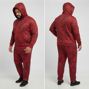 Custom Printed Plus Size Zipper Hoodie Men French Terry Hooded <b>Jacket</b> Men Casual Wear Track Hooded <b>Jacket</b> Men Zip-up Yoga Hoodie - Product Image 3