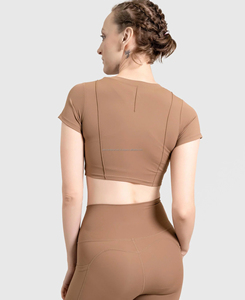 Top Deportivo Corto de Yoga para Mujer, Venta Caliente 2026, Calidad Premium, Material Spandex, Ideal para Entrenamiento y Gimnasio - Product Image 3