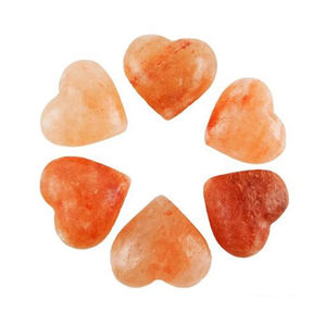 Vente en gros de pierres de sel rose de l'Himalaya pour soins de la peau et massage, en forme de cœur, à prix abordable, blocs de sel pour produits de massage - Product Image 1