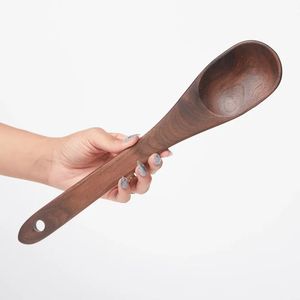 Wooden <b>Spoons</b> Wood <b>Soup</b> <b>Spoons</b> Long Handle <b>Spoon</b> Eco Friendly Japanese Tableware for Eating Mixing Stirring Cooking - Product Image 5