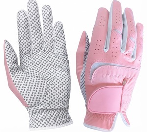 Gant de golf blanc rose en forme de toile d'araignée, fermeture à boucle et crochet pour main droite, antidérapant, maille respirante, pour femmes, sport - Product Image 2