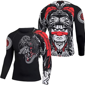 Rashguard Sportif Haute Performance Personnalisé à Impression Numérique Séchage Rapide Léger pour l'Entraînement, la Course, le Surf et les Activités de Plein Air - Product Image 2
