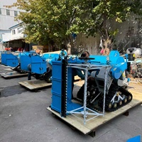 Moissonneuse-batteuse diesel mini 15 CV pour riz et blé, transmission par engrenages, haute productivité, faible niveau sonore, prix bas