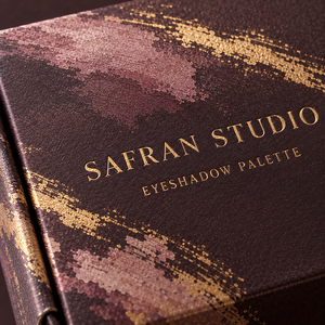 กล่องบรรจุภัณฑ์ไปรษณีย์ลูกฟูกพิมพ์ลายสำหรับพาเลทอายแชโดว์ SAFRAN แบบกำหนดเอง - Product Image 3