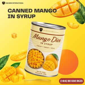 Mango en Rodajas en Almíbar Kim Minh International, Fruta Enlatada, 565g Peso Neto, 340g Peso Drenado, Fresco, Dulce y Auténtico - Product Image 2