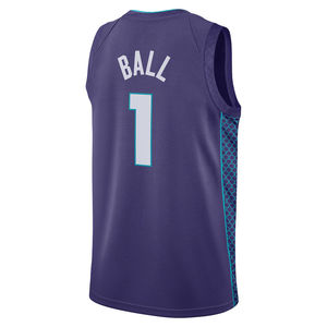Hommes adultes Charlotte # Maillot de basket LaMelo Ball brodé, uniforme cousu, édition City, séchage rapide pour l'été - Product Image 5
