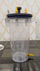 Recipiente de Acero Inoxidable para Recolección de Grasa, Autoclavable, Manual, de 2000 ml, con Soporte, para Liposucción, Succión Quirúrgica, Clínicas Cosméticas - Product Image 3