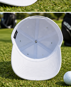 Casquette de baseball blanche brodée, ajustable, 6 panneaux, chapeau de golf, logo personnalisé, casquette de sport décontractée pour adultes unisexes - Product Image 6