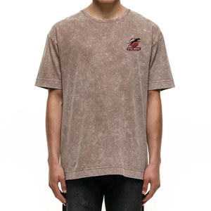 Camisetas de Hombre con Lavado Ácido, Diseño Nuevo 2026, Logotipo Personalizado, Venta al Por Mayor, Camisetas Cómodas para Hombre con Lavado Ácido - Product Image 1