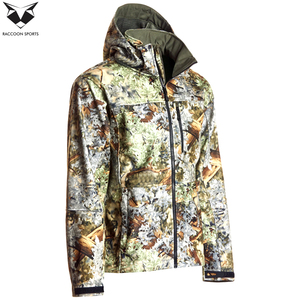 Chaquetas de Caza Personalizadas, Transpirables, Resistentes al Agua, de Primera Calidad, Ligeras, a Prueba de Viento, Estampadas, de Poliéster/Nailon, con Diseño de Mapache - Product Image 2