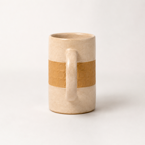 Taza cilíndrica de cerámica con centro sin esmaltar y estampado, para café, té, regalo, artículos para beber - Product Image 4