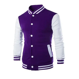 High Quality Custom Design Wool Body Leather Sleeves <b>Men</b> Varsity <b>Jacket</b> OEM Manufacturer Factory Price 2025 - Product Image 1