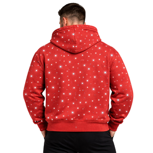 Sudadera con Capucha Unisex de Alta Calidad con Pedrería, Sudadera Personalizada, Estilo Casual Urbano, Felpa, Talla Grande, 100% Algodón, Tipo Canguro - Product Image 4