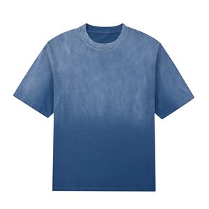 T-shirt décontracté pour homme, coupe ajustée, délavé à l'acide, en polyester et coton, col rond, manches courtes, effet délavé, disponible en plusieurs tailles - Product Image 5