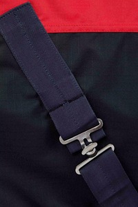 Couvertures pour chevaux de haute qualité en gros, légères, imperméables, couvertures d'extérieur pour chevaux, couvertures d'équitation rouge et noir - Product Image 4